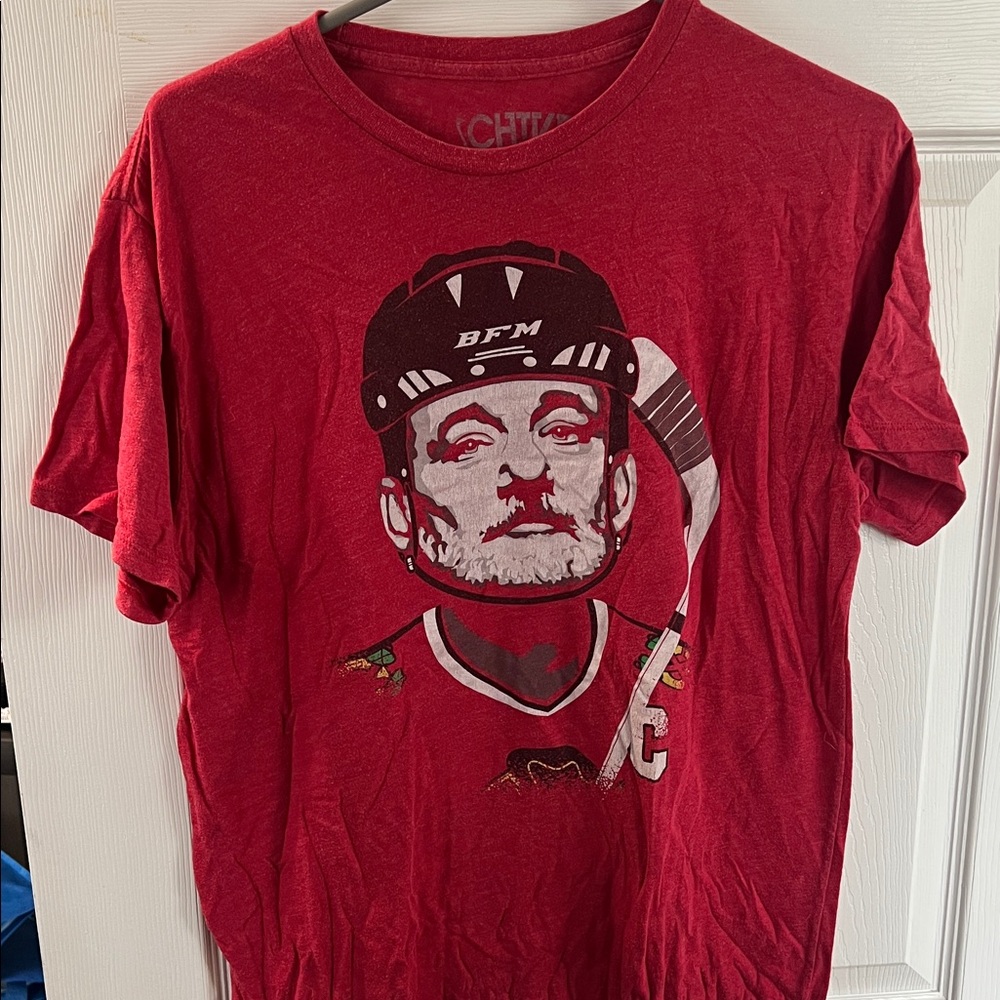 BFM Red Hockey Graphic Men's Tee